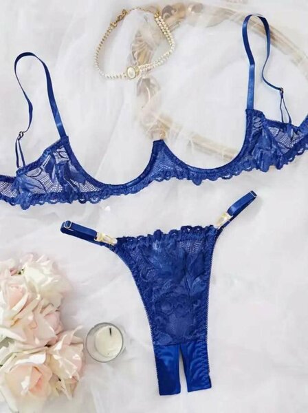 Ensemble lingerie sexy dentelle