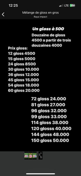 Ensemble de Gloss Ultra-Brillant