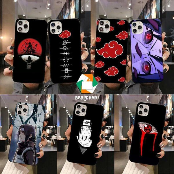 Housse iPhone Anime Rouge Noire