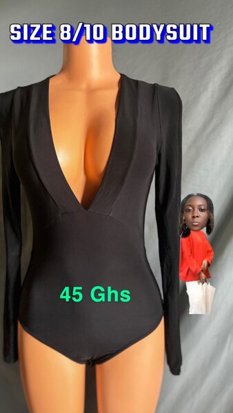 Body suit with skirt