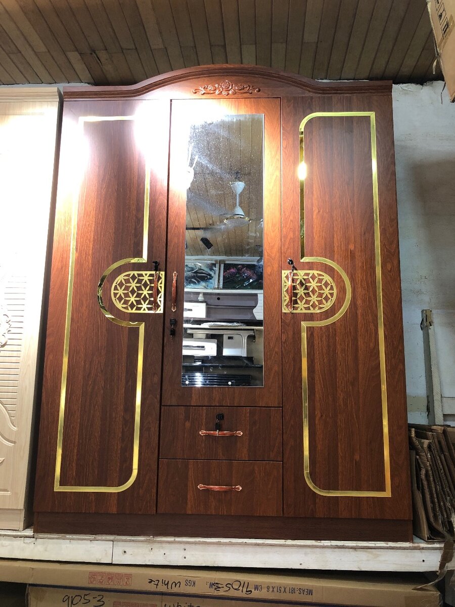 Wooden wardrobe