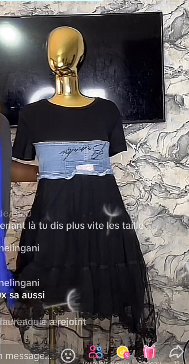 Robe noire élégante