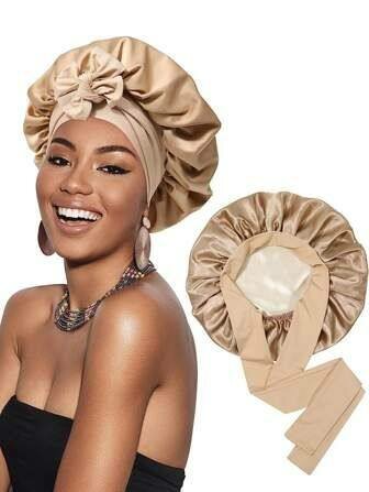 Bonnet Satin en foulard