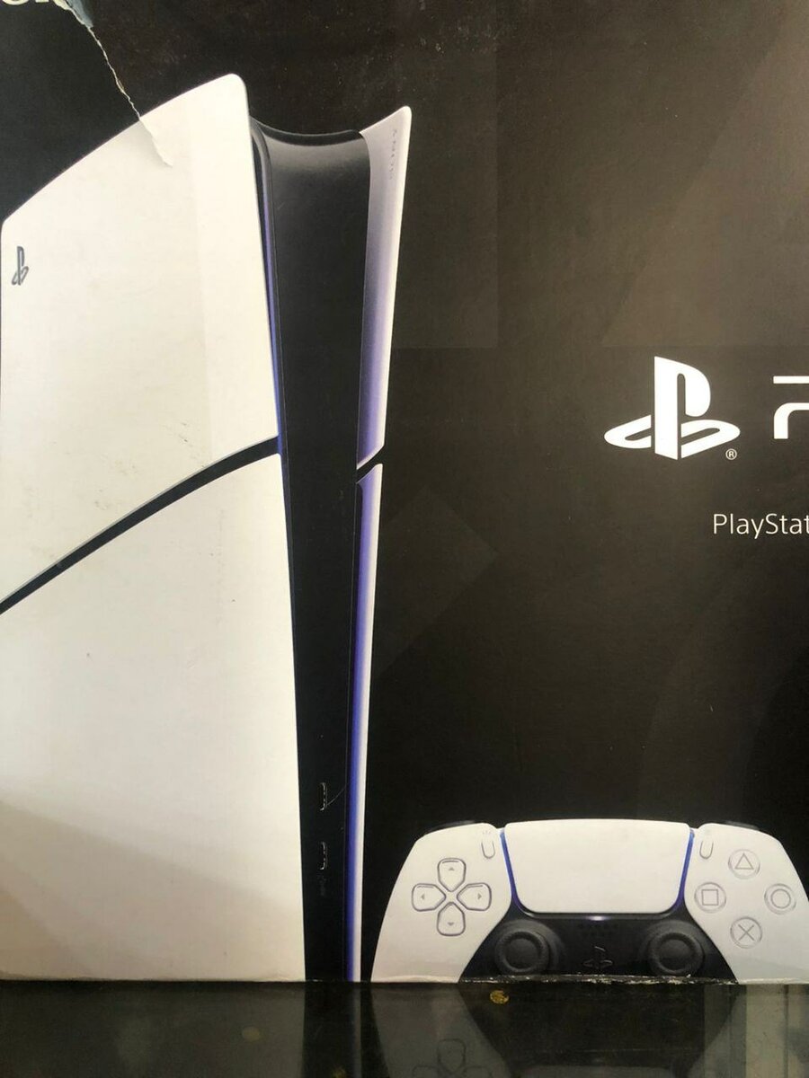 Playstation 5 console with controller and accessories