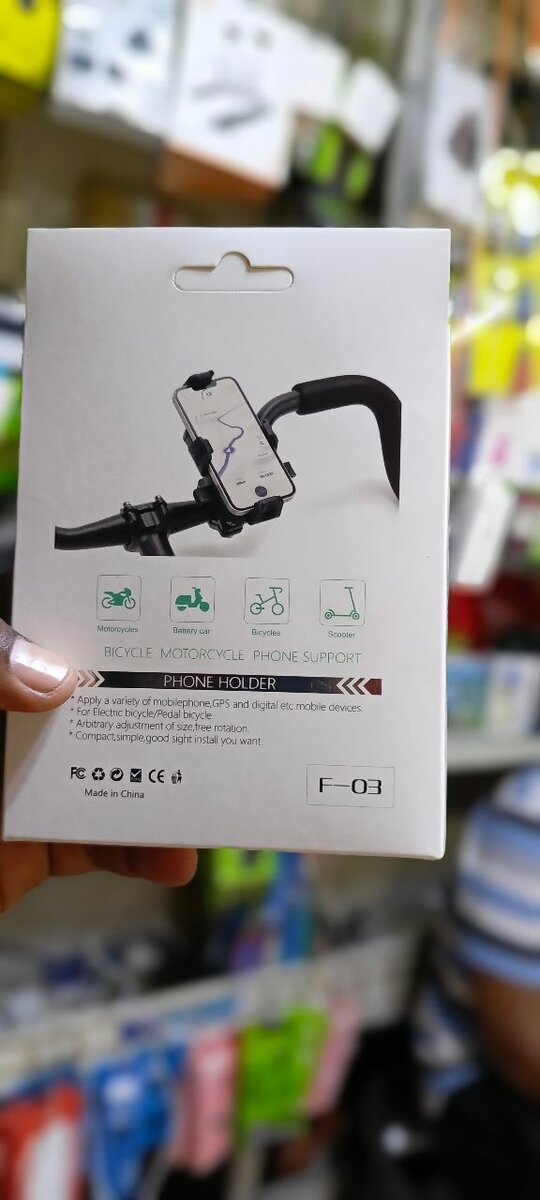 Bikers phone holder