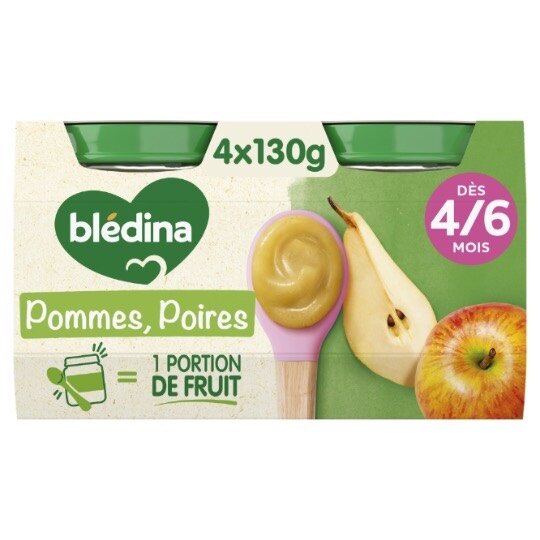 Purée de Fruits Pommes Poires Blédina