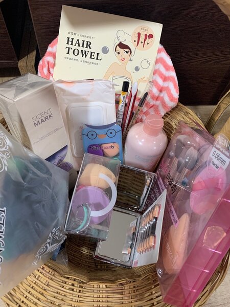 Panier beauté soins spa maison
