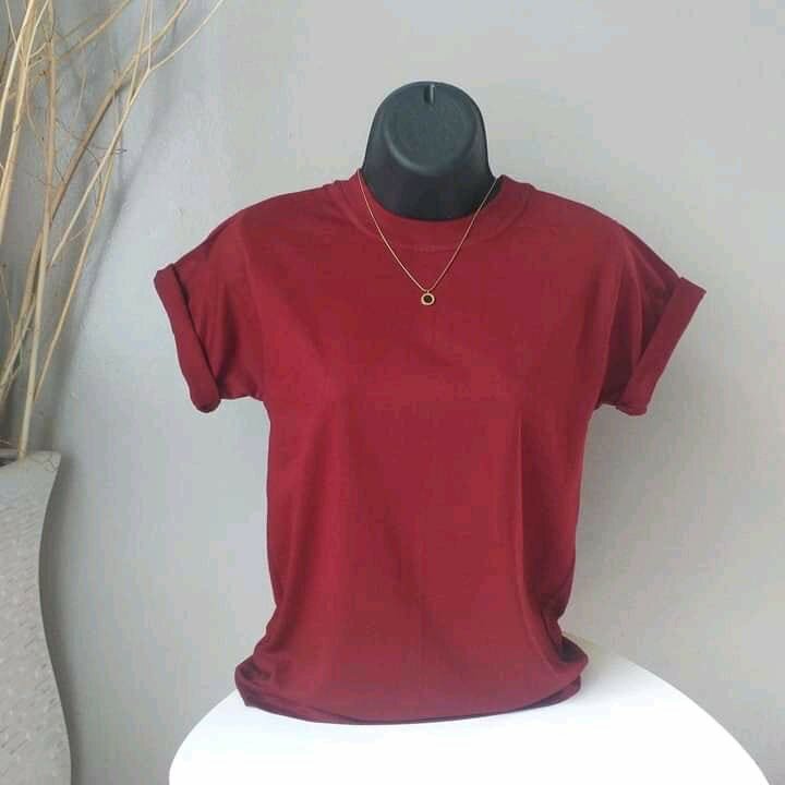 T-shirt vierge couleur unique