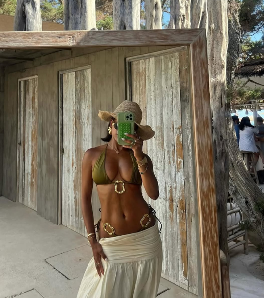swimsuit green