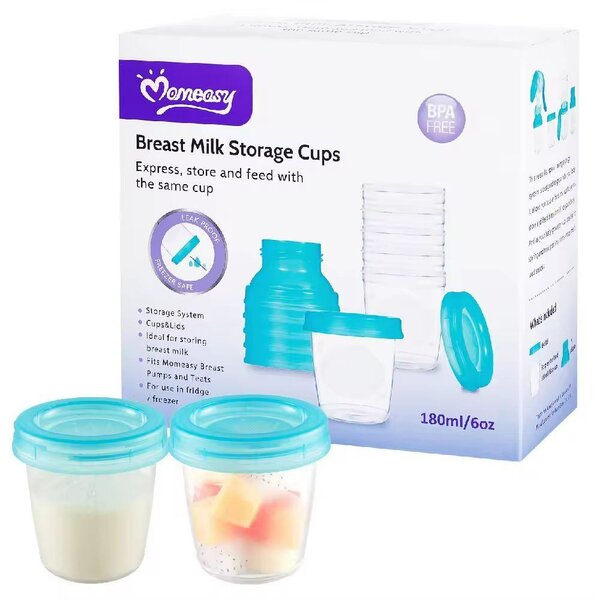 Gobelets de Stockage de Lait Maternel 180ml