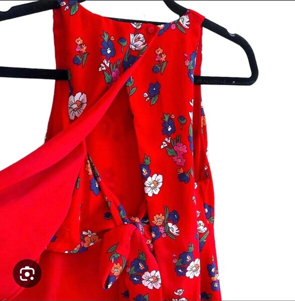RED ZARA TOP (UK 6)