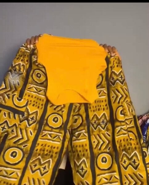 Ensemble vibrant africain tendance
