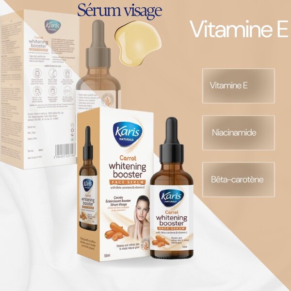 Sérum vitamine E bêta carotène