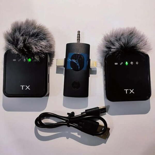 Microphone sans fil pour enregistrement