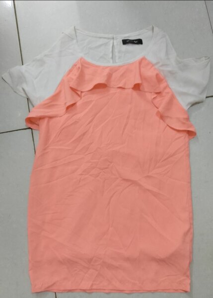 Robe élégante bicolore