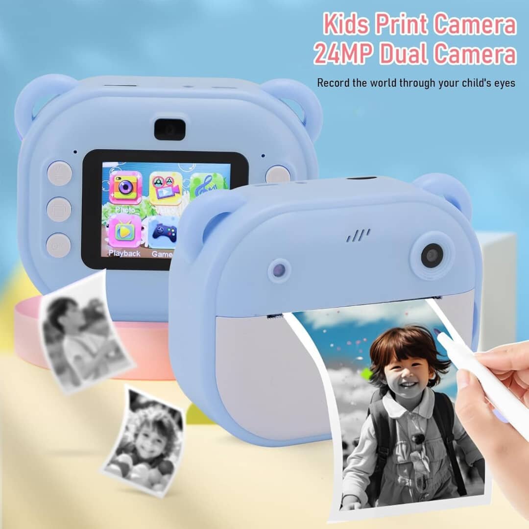 Caméra Imprimante Enfant 24MP