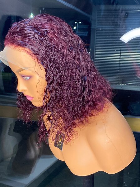 Burgundy water wave