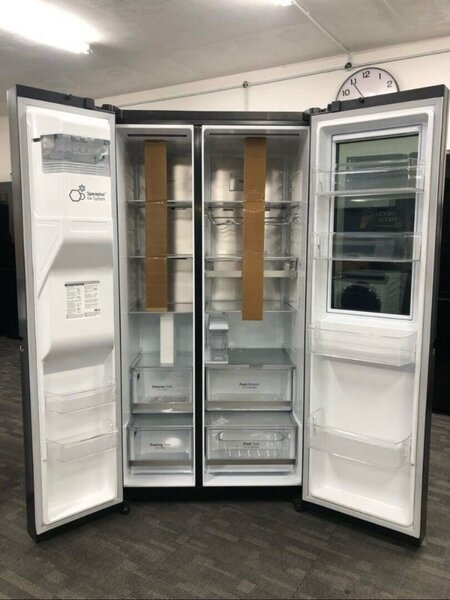 LG side by side double door fridge