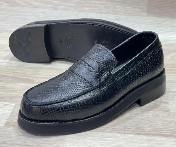 Mocassin en cuir