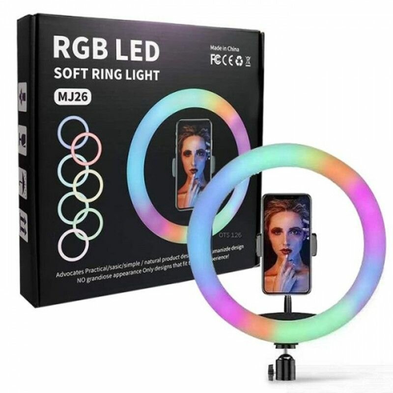RGB LED Ring Light with Stand