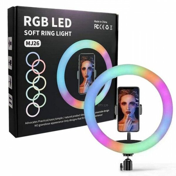 RGB LED Ring Light with Stand