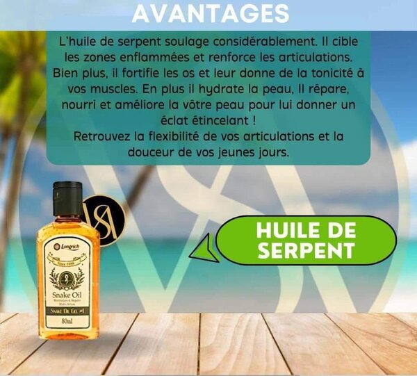 Huile de soins