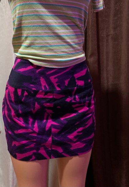 Sexy colorful skirt