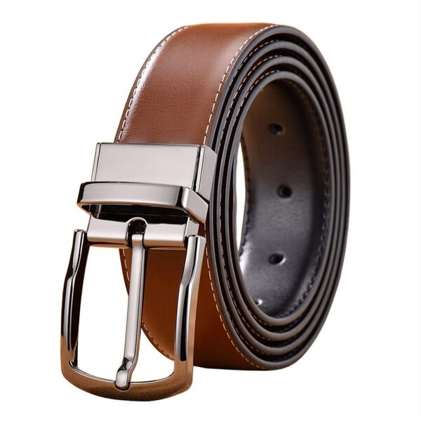 Ceinture cuire double face