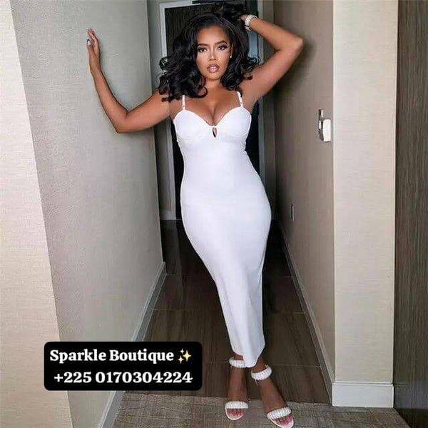 Robe Blanche plaqué