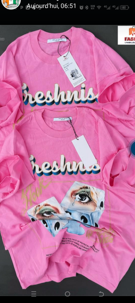 Tee shirt en cotton