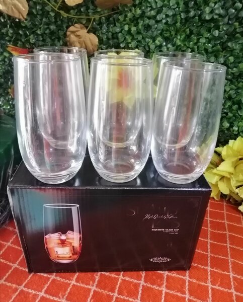 6 verres arrondis