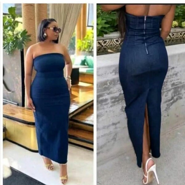 Denim dress