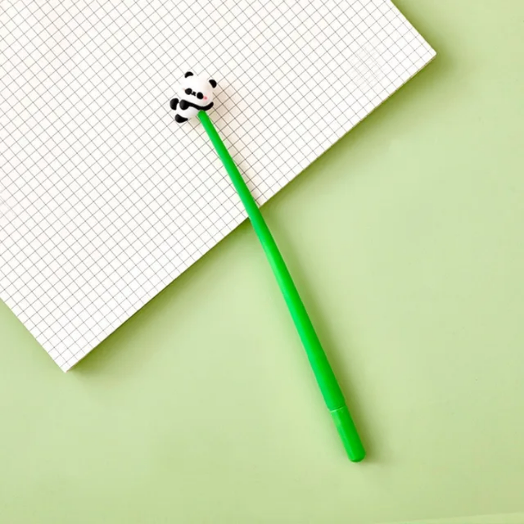 Stylos panda mignons bic noir