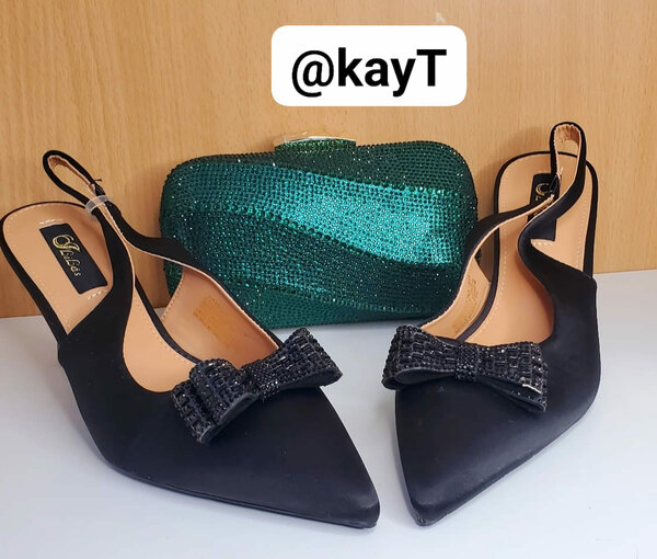 Green Glossy Clutch