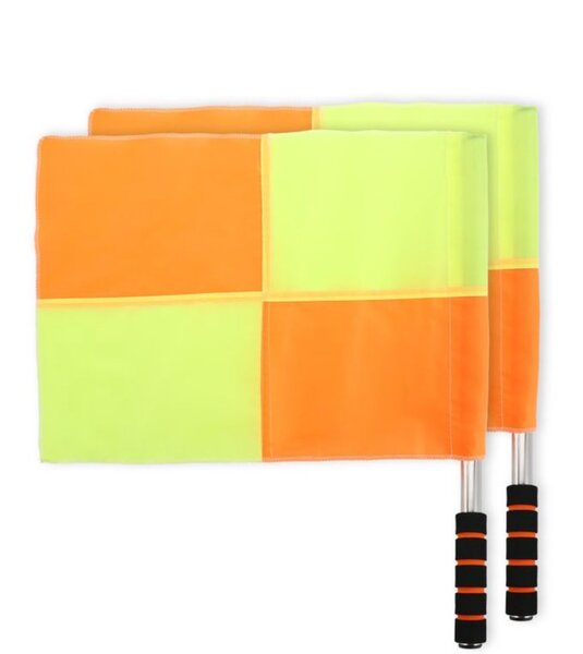 Football Linesman Referee Flag Wind-resistant and Anti-core.