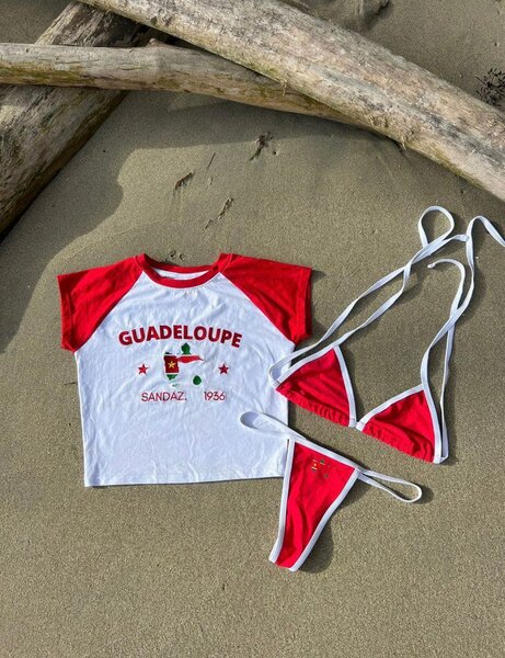 Ensemble Bikini et T-shirt Guadeloupe