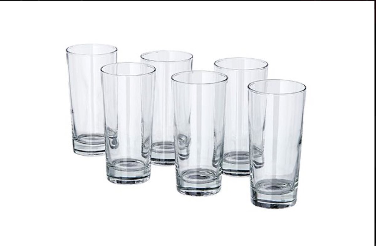 Verres à boire en verre