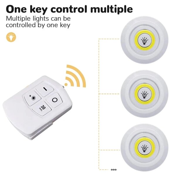 3 in 1 led light with remote