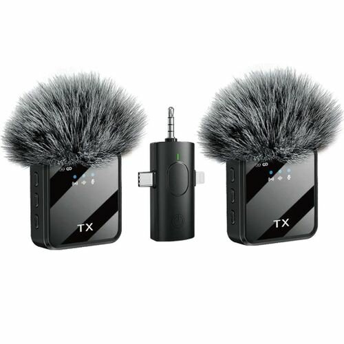 Microphone sans fil double TX