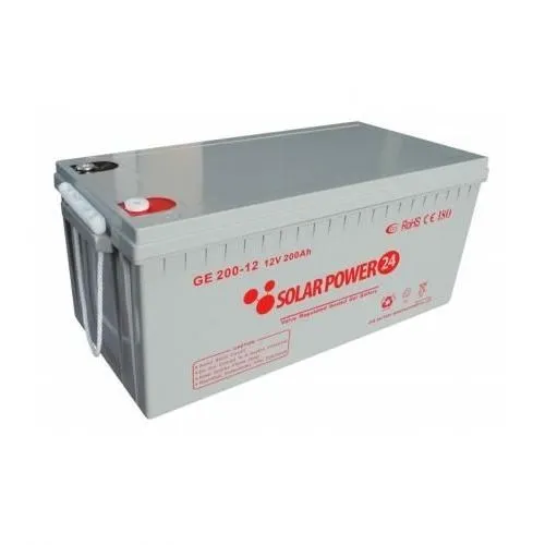 Batterie Solaire – 12V – 200Ah – Décharge Très Lente – Gris
