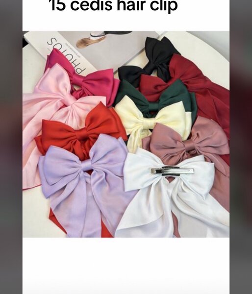 Hair clip with bow