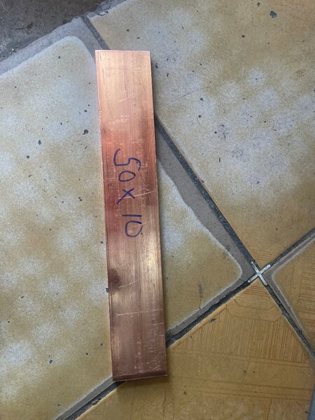 Copper busbars