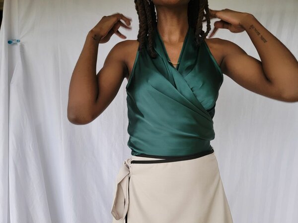 Crisscross tank top
