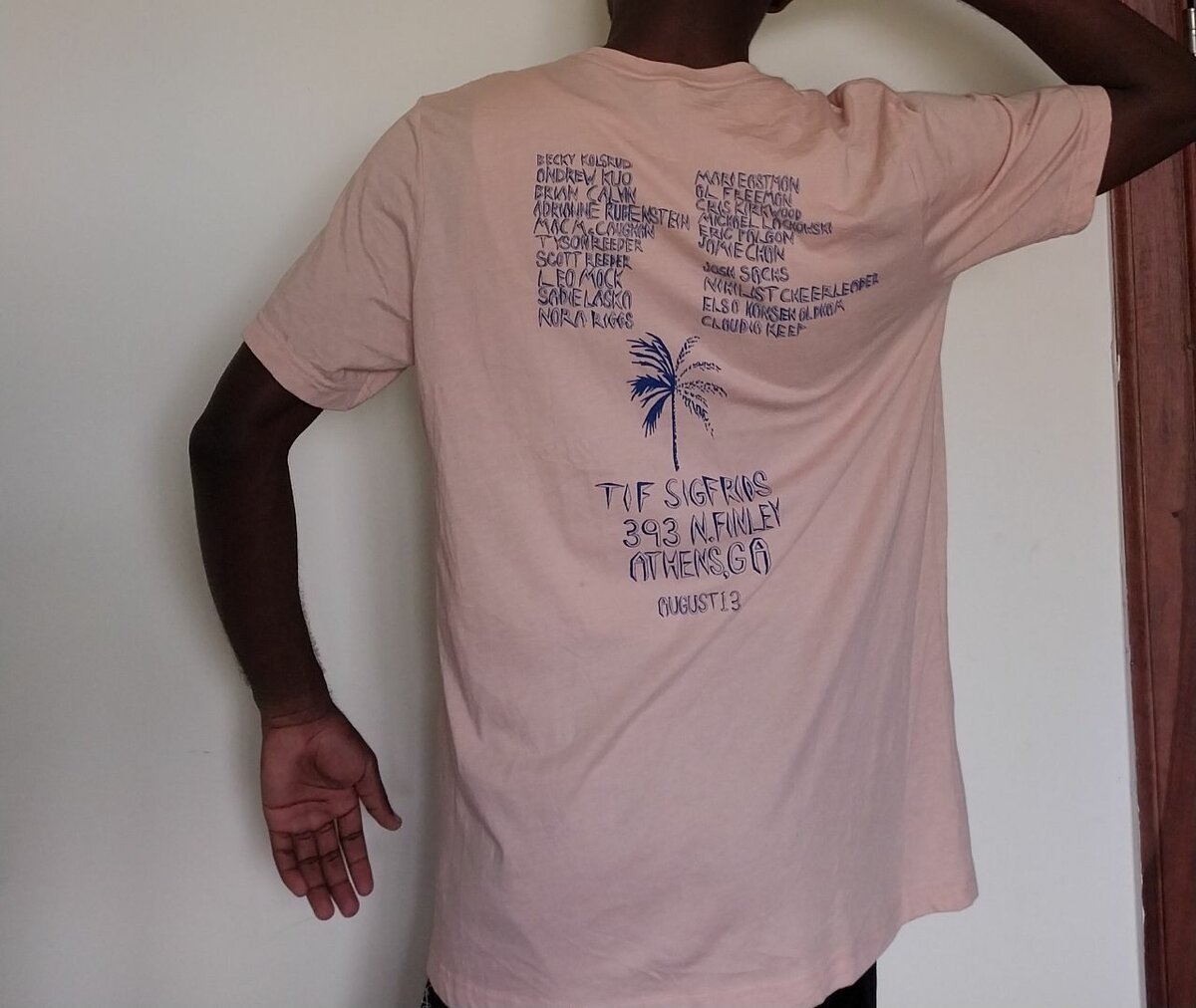 Peach t shirt