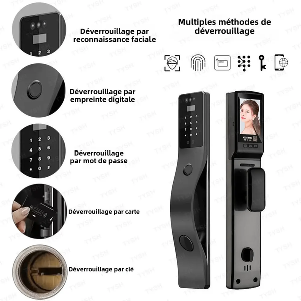 Serrure numérique intelligente reconnaissance faciale
