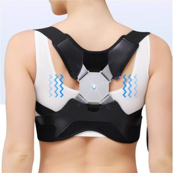 Correcteur de posture du dos unisexe extensible, correcteur