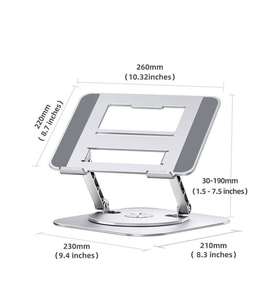 Support ajustable pour ordinateur portable