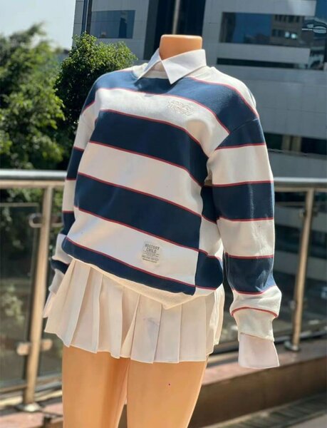 Skirt and hoodies