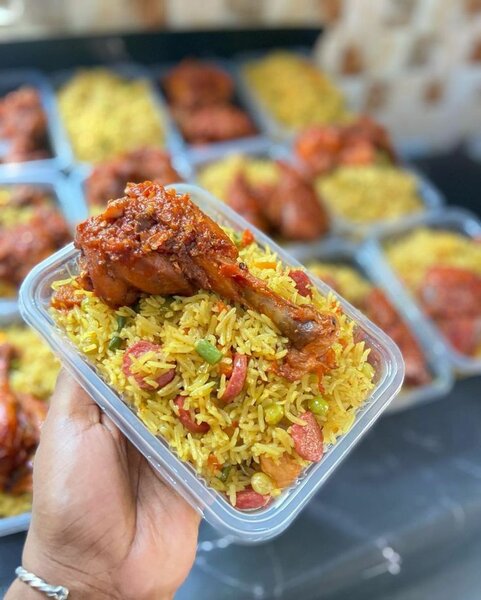 Riz curry au poulet