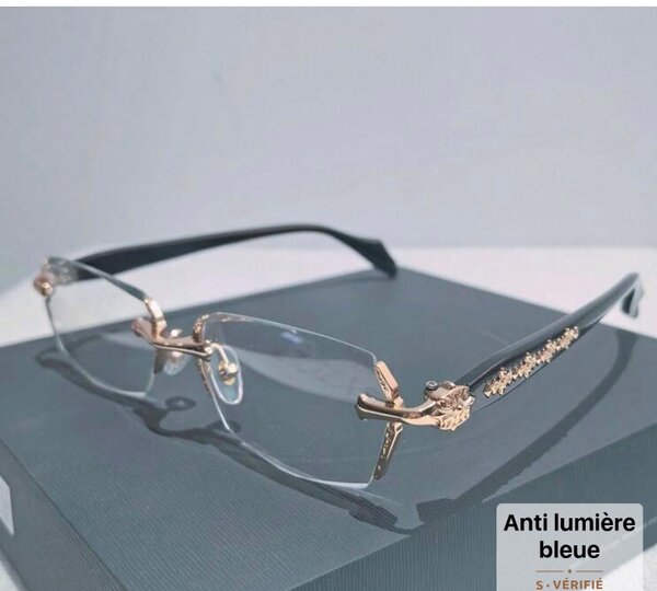 Lunettes anti-lumière bleue élégantes